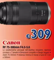 Canon - Rf 75-300mm F4.0-5.6