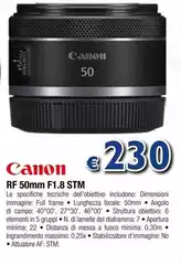 Canon - Rf 50mm F18 Stm