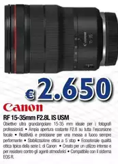 Canon - Rf 15-35mm F2.8l Is Usm