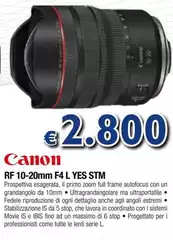Canon - RF 10-20mm F4 L YES STM