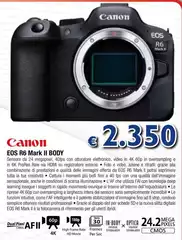 Canon - EOS R6 Mark II Body