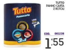 Tutto - Panno Carta 2 Rotoli