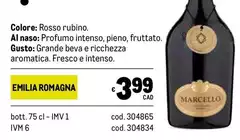 Rubino - Colore: Rosso . Al Naso: Profumo Intenso, Pieno, Fruttato. Gusto: Grande Beva E Ricezza Aromatica, Fresco E Intenso