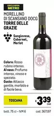 Metro chef - Morellino Di Scansano DOCG Torre Delle Grazie