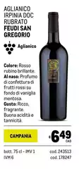 Feudi di san gregorio - Aglianico Irpinia DOC Rubrato