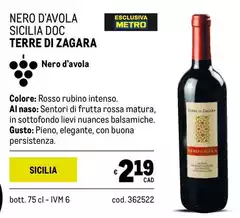Nero D'avola Sicilia DOC