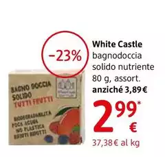 White Castle - Bagnodoccia Solido Nutriente 80 G 