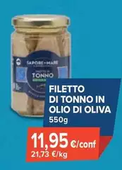 Filetto Di Tonno In Olio D'oliva 200 G Sapore Di Mare
