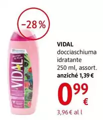Vidal - Docciaschiuma Idratante Con Mora E Muschio  250 Ml
