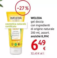Weleda - Gel Doccia Con Ingredienti Di Origine Naturale 200 Ml, Assort.