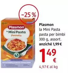 Plasmon - La Mini Pasta Pasta Per Bimbi 300 G, Assort.