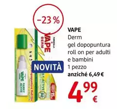 Vape - Derm Family Active Gel Dopopuntura Roll-On 15 Ml