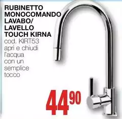 Rubinetto Monocomando Lavabo/Lavello Touch