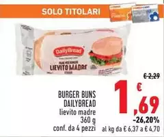 Daily bread - Burger Buns