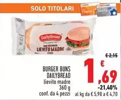 Daily bread - Burger Buns