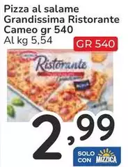 Cameo - Pizza Al Salame Grandissima Ristorante