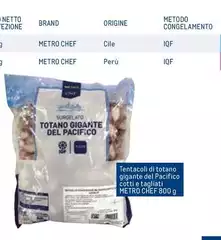 Metro chef - Metodo Congelamento