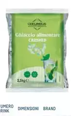 Columbus - Ghiaccio Alimentare Columbus - Ghiaccio Alimentare