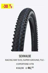 Schwalbe Racing Ray Evo, Super Ground, Tle- Copertone Mtb