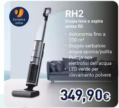 Ezviz - RH2 Scopa Lava E Aspira Senza Fili
