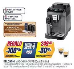 De Longhi - Macchina Caffè Ecam 310.60.B