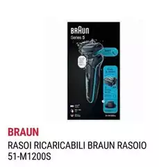 Braun - Rasoi Ricaricabili  Rasoio 51-M1200S