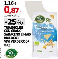 Vivi verde coop - Triangolini Con Grano Saraceno E Mais Biologici