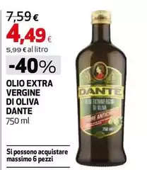 Dante - Olio Extra Vergine Di Oliva