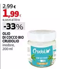 Crudolio - Olio Di Cocco Bio