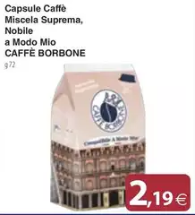 Caffe borbone - Capsule Caffè Miscela Suprema, Nobile A Modo Mio