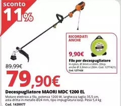 Asta - Decespugliatore MDC 1200 El