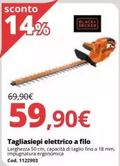 Tagliasiepi Elettrico A Filo