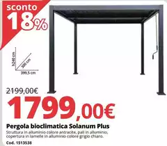 Pali - Pergola Bioclimatica Solanum Plus