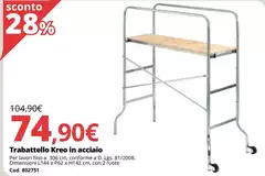 Trabattello Kreo In Acciaio