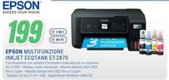 Epson - Multifunzione Inkjet Ecotank ET-2870