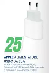 Apple - Alimentatore Usb-c Da 20w