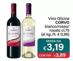 Corvo - Vino Glicine Bianco/Rosso/Rosato