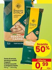 Le stagioni d'italia - Pasta Di Semola Senatore Varieta