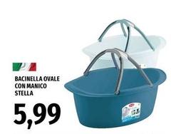 Stella - Bacinella Ovale Con Manico