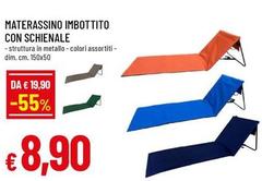 Materassino Imbottito Con Schienale