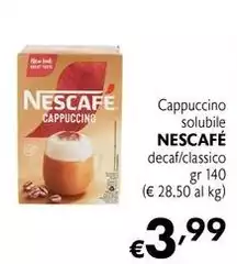 Nescafé - Cappuccino Solubile Decaf