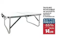 Tavolino Richiudibile In Valigetta