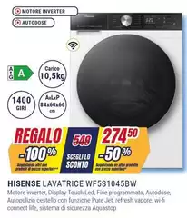 Hisense - Lavatrice WF5S1045BW
