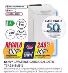 Candy - Lavatrice Carica Dall'Alto TCA284TM5-S