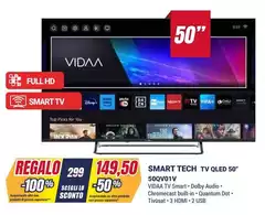 Smart Tech -  Tv Qled 50''
