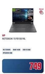 HP - Notebook 15-FB1001NL
