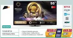 Hisense - Tv Oled 65" 4k Oled Display 120h
