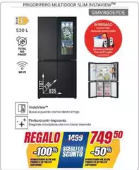 Total - Frigorifero Multidoor Slim InstaViewTM Gmv860epc