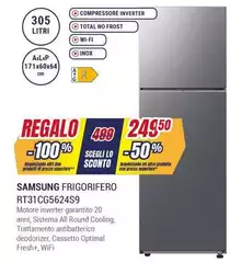 Samsung - RT31CG5624S9 frigorifero con congelatore Libera installazione 499 L E Argento