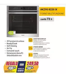 Cavit - Akz9s 8220 IX forno multifunzione (Articletic A)